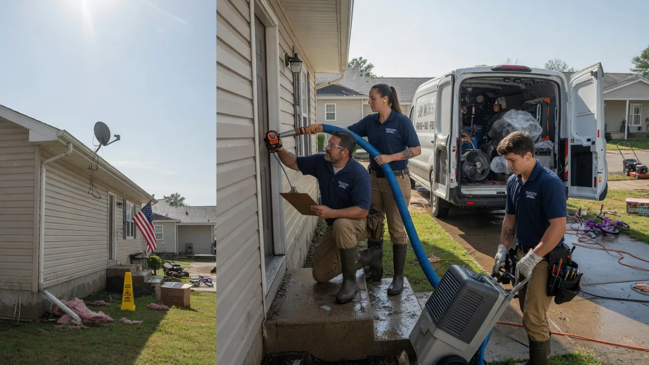 Ceiling Water Damage Restoration in Yale, IL near me